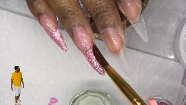 DIY Testing Acrylic Nail Kit from Wish смотреть онлайн