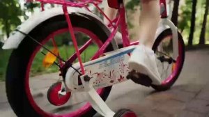 Велосипед 2-х колесный D16" с дополнительными колесиками, вес 8,9 кг, сталь