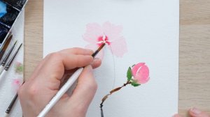 How To Paint Loose Watercolour Camellias