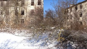 Зима, снег в поселке Школьное. Часть 1.