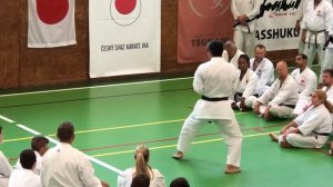 Okuma Sensei Bassai Sho, JKA Gasshuku Czech Republic, Prachatice 2019