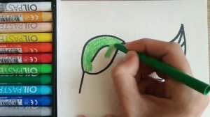 How to draw leaves easy for kids. Как рисовать листики легко для детей.