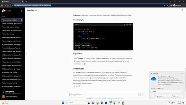 w3schools python functions exercises