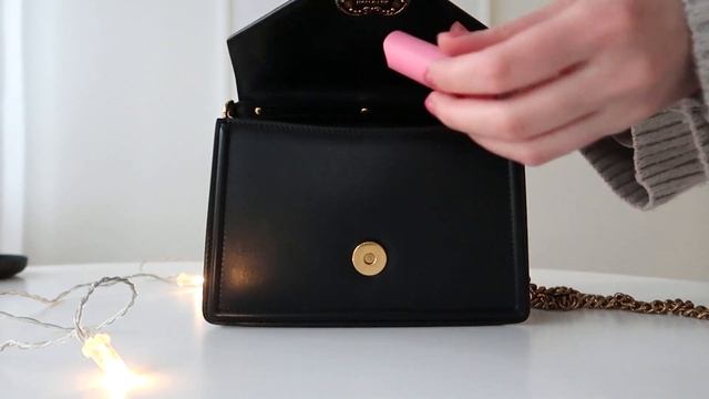 WHAT'S IN MY BAG - Dolce Gabbana Devotion bag - MITÄ ON MINUN LAUKUSSA? ЧТО В МОЕЙ СУМКЕ? смотреть онлайн