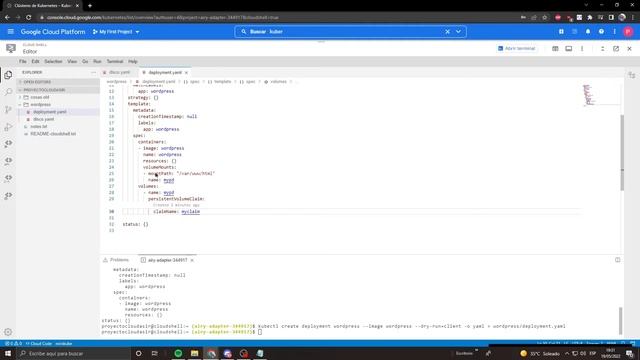Wordpress (Kubernetes Engine, SQL y Docker) - Google Cloud смотреть онлайн
