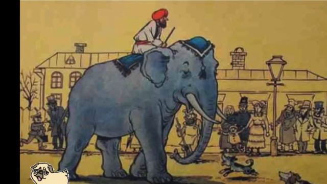 Басня И.А.Крылов « Слон и Моська» смотреть онлайн