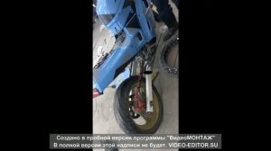 лютый выхлоп!прямоток!звук!китайская банка на спорт мото