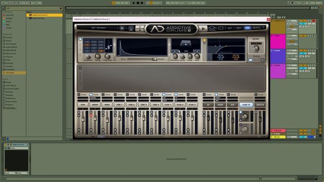 ADDICTIVE DRUMS 2. Пространственная обработка