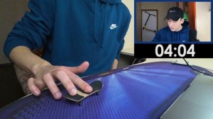 100 КИКФЛИПОВ НА ФИНГЕРБОРДЕ ЗА 5 МИНУТ