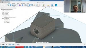 Fusion360 - крепление значка на булавку