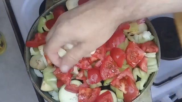 ДЫМЛЯМА из КУРИЦЫ в казане! Думляма томленое мясо с овощами. Очень вкусно.