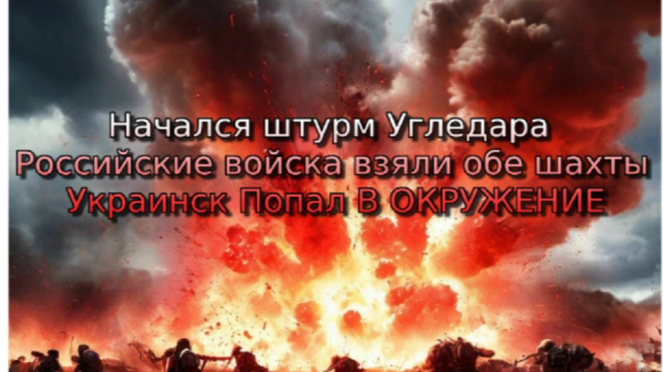 Украинский фронт-Начался штурм Угледара Российские войска взяли обе шахты Украинск Попал В ОКРУЖЕНИИ