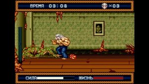 Splatterhouse 3 Прохождение Good Ending (Rus) - Начало (1-3 уровень)