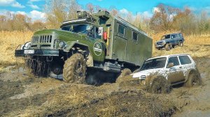 Не спорьте с грузовиками! Пацан на НИВЕ против ЗИЛ 131 6х6 / ЧТО БЫЛО ДАЛЬШЕ?