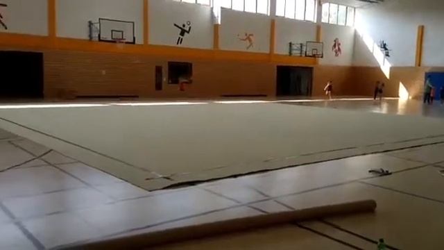 Алина разучивает новый танец для очередного турнира! смотреть онлайн