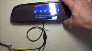 Зеркало заднего вида с монитором