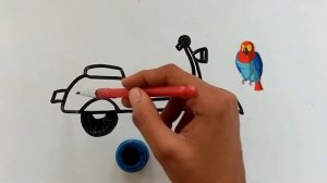 самокат рисунок для детей/how to draw scooter easily /scooter drawing for kids