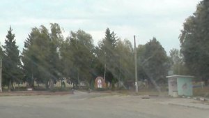 село Боромля. Дорога Н12 Украина