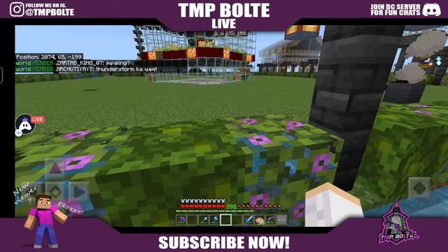 SUBSCRIBERS SMP LIVE GUY'S ❤️?♥️ | ROAD TO 4K | JAVA+PE SERVER?? | TMP BOLTE LIVE смотреть онлайн