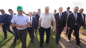Лукашенко в поле_ Ты мне скажи! Для твоих пшениц этот год был нормальным.mp4