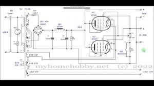 Регулируемый источник питания для ламповых конструкций.