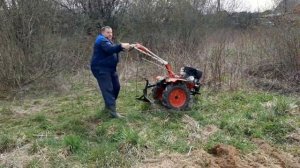 посадка картофеля мотоблоком под плуг
