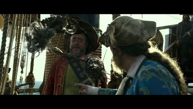 Встреча Капитана Барбоссы и Капитана Салазара. Пираты Карибского моря 5
