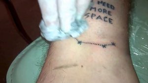 HandPoke tattoo 1/Домашняя татуировка