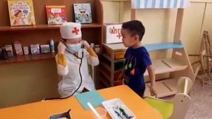 "Я-Лидер" для детей дошкольного. Номинация: Показ сюжетно ролевой игры". Задание: Врач - пациент.