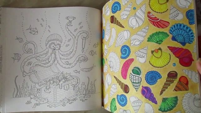 Раскраска "Затерянный океан" Джоанна Бэсфорд | Coloring Book "Lost Ocean" Johanna Basford