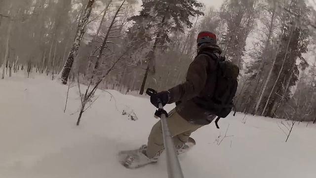 Гора Вишневая. Фрирайд справа от швабры. 2012-2013 смотреть онлайн