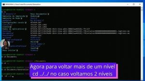 Como navegar entre diretórios e repositório no Git Bash