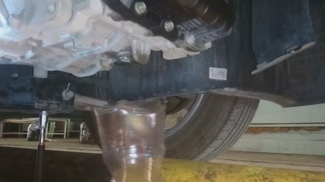 замена масла в АКПП SONATA 7 A6GF1 смотреть онлайн