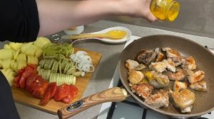 Как приготовить овощное рагу с курицей Как быстро приготовить овощное рагу с курицей