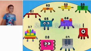 Numberblocks Band tenth's (0.1 to 1)