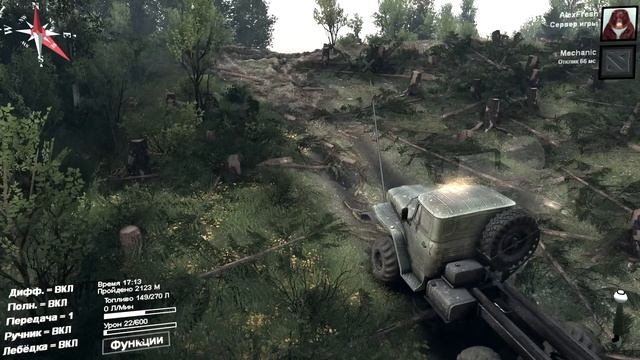 SpinTires 2014 - Прохождение карты "Холм" - #1 смотреть онлайн