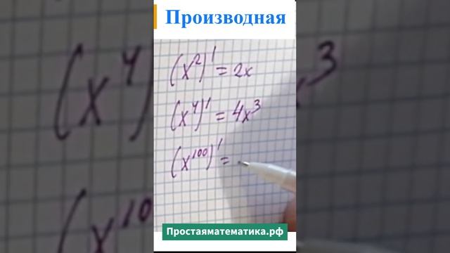 Задача про производную