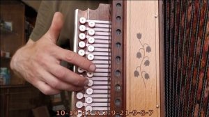 Черемшина(разбор на гармони с цифрами)