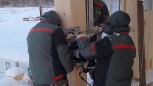 Строительство фахверка , пазы под безрамное остекление