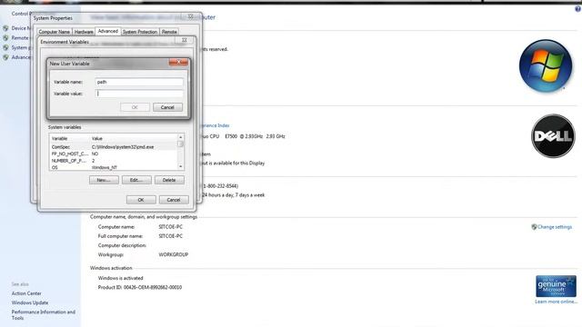 SET JAVA ENVIRONMENT AND RUN A SIMPLE JAVA PROGRAM IN CMD