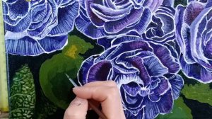 How to Paint Primrose Primula in Acrylic Paint/Part 2