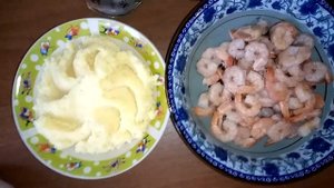Креветки с говном в кишечнике((