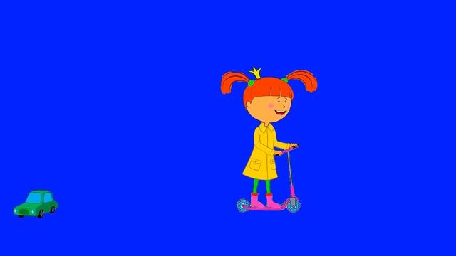 Жила была Царевна. Царевна на самокате. Прыжок на самокате. смотреть онлайн