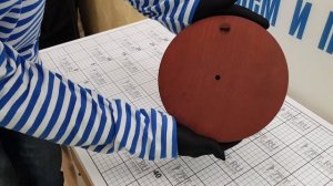 Часы кварцевые настенные Barigo Captin 1587MS 210 x 50 мм из красного дерева