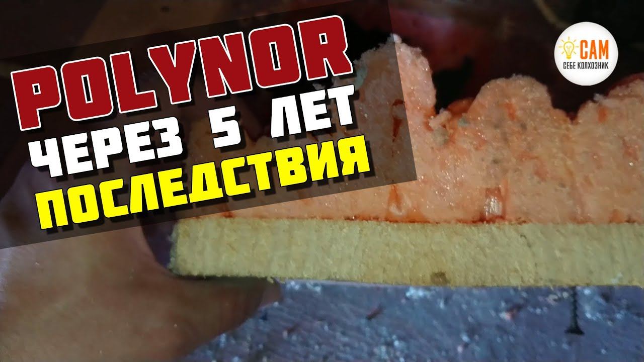 Последствия утепления ПОЛИНОР. Распилил потолок в ванной! смотреть онлайн