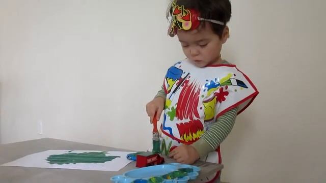 Видео для детей. Рисуем красками раскрашиваем машины. Paiting
