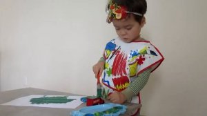 Видео для детей. Рисуем красками раскрашиваем машины. Paiting