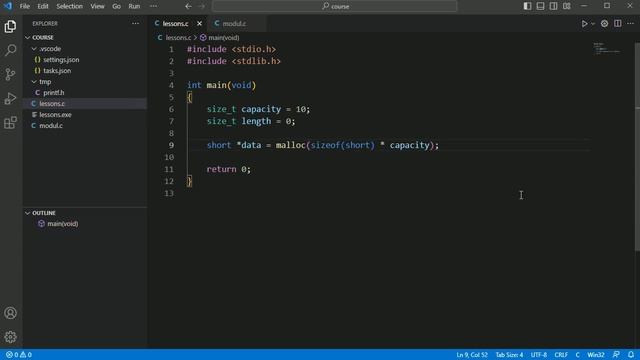 #51. Функции malloc(), free(), calloc(), realloc(), memcpy() и memmove() | Язык C для начинающих смотреть онлайн