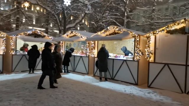 Новогодний Нижний Новгород 2022 площадь Максима Горького.  Новогодняя столица России