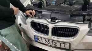Снятие бампера БМВ Е92